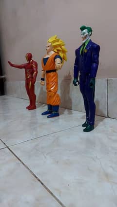 Imported Toys Goku Ironman joker spiderman