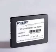 FORESEE 512GB SSD 100% health new for laptop