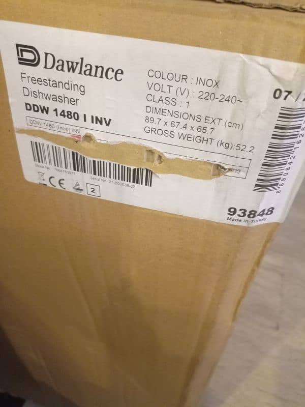 Dawlance inverter dishwasher 1485 I 0