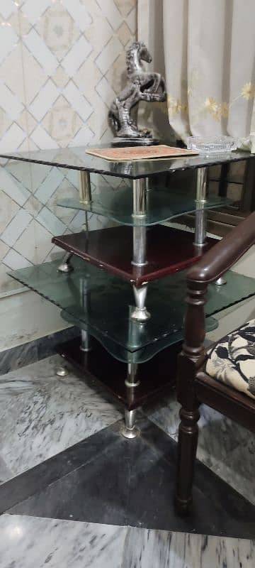 one center &  two side tables 0