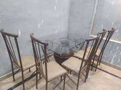 Dining table with 6 chairs