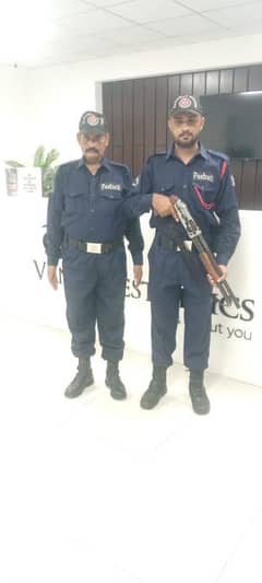 as a security guard