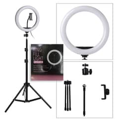 Ring Light 10 Inches + Right Light Stand 7 Ft | Best for Photography