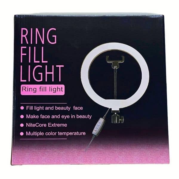 Ring Light 10 Inches + Right Light Stand 7 Ft | Best for Photography 6