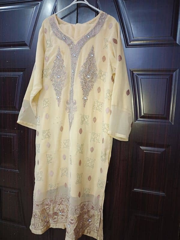 3pc suit for women, stitched suit ready to wear 0