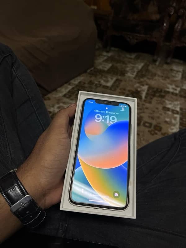 iphone X pta approved 10/10 64gb 7