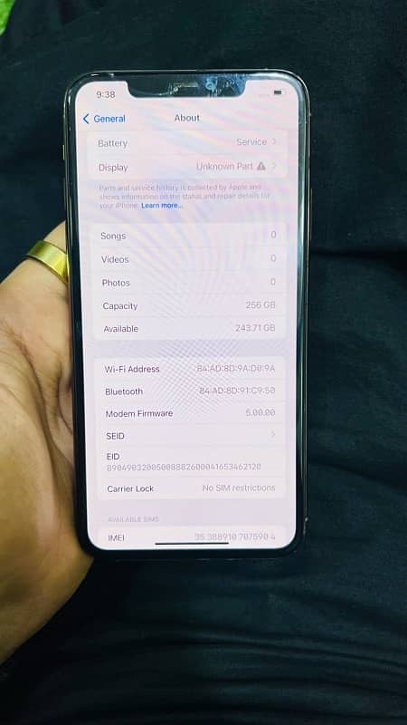 iPhone 11 Pro Max 256 GB 10