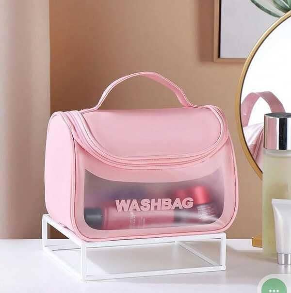 Cosmetics Transparent Waterproof Bag 4