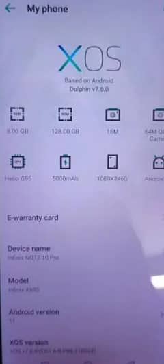 Infinix note 10 pro 8/128 64 mg camra