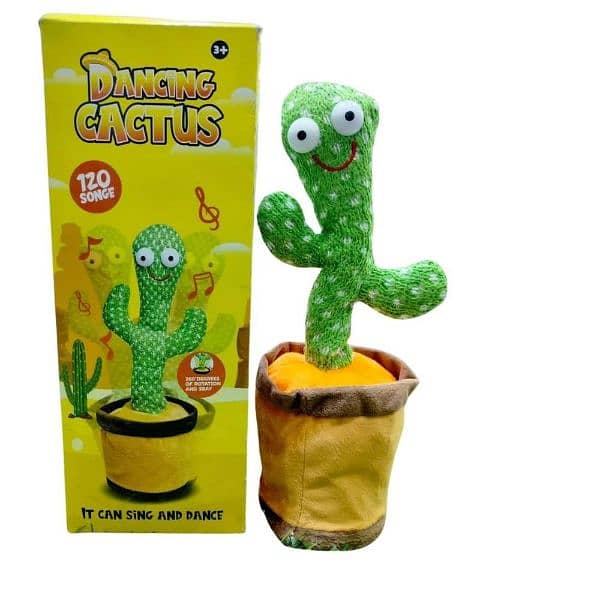 dancing cactus plush toys for babies delivery all over pakistan 0