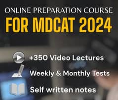 Mdcat / Mcat 2024 Online Lectures + Tests