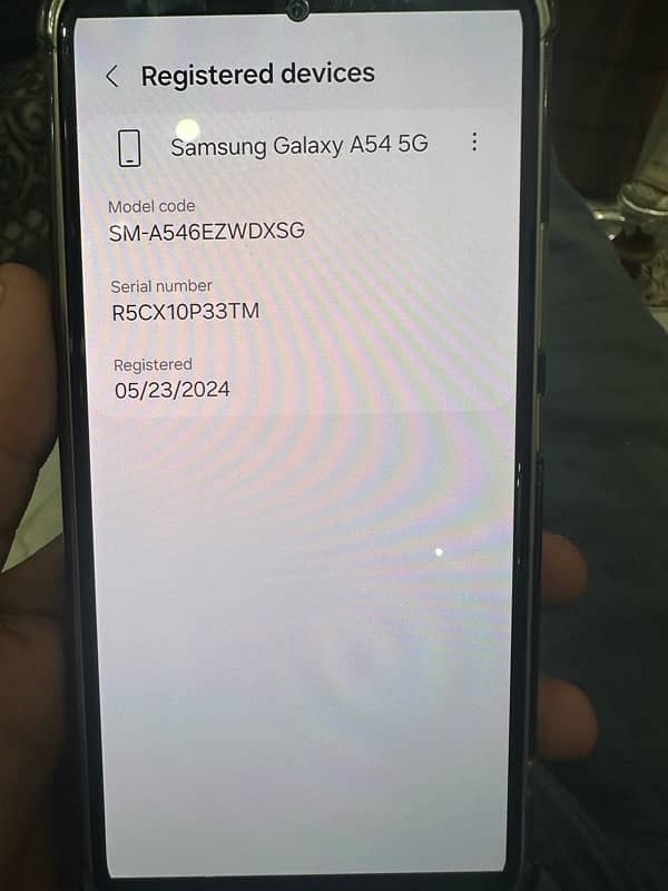 Samsung A54 5g 8/256 Pta approved 4