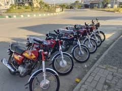 Honda CG 125 & Cd 70 All bikes Availble