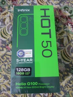 Infinix hot 50 box pack 8+8/128 None Active