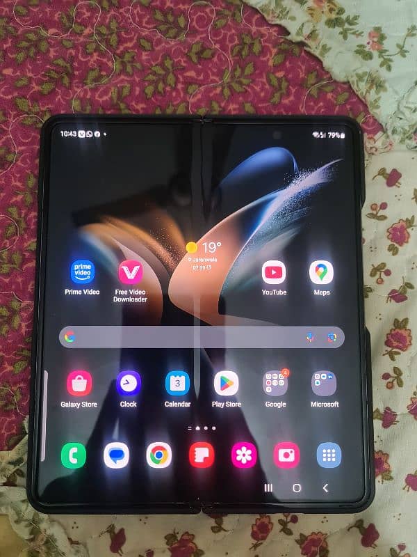 Samsung Z Fold 4 (Non PTA)- Bought from UK- Original Charger + Box 1