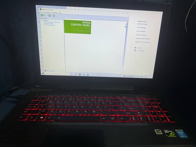 Gaming laptop Lenovo legion y50-70 3