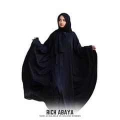 2 pcs woman stitched abaya