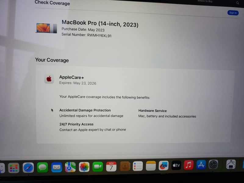 MacBook Pro 2023 M2 Pro 14" 16gb Ram 512gb Ssd Apple Care plus 1