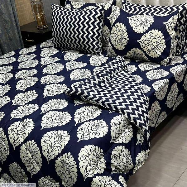 6 PCs cotton salonica printed razai set 0