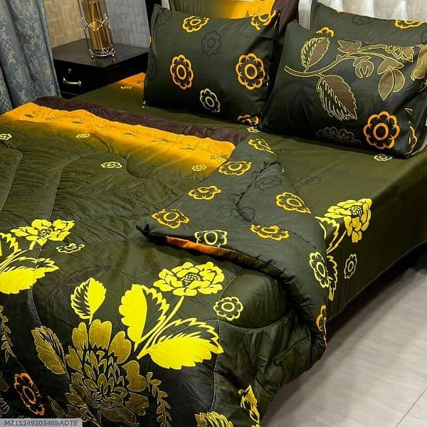 6 PCs cotton salonica printed razai set 5