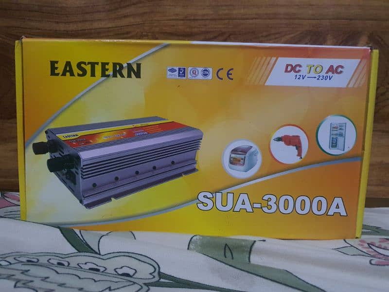 Eastern SUA-3000A Inverter 12V DC Convert To 230V  For 180 Amp Battery 9