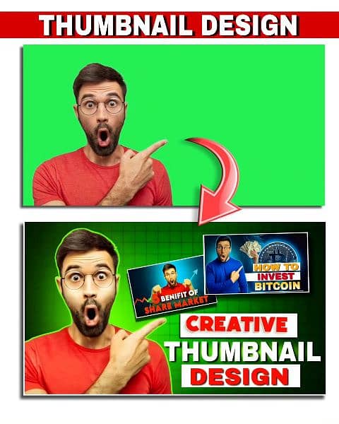 YouTube Thumbnail And 3d Logo Designer 0