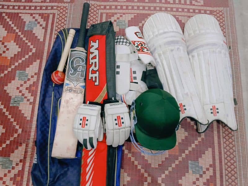 Hard ball cricket kit. Only 4to5 time used. 7