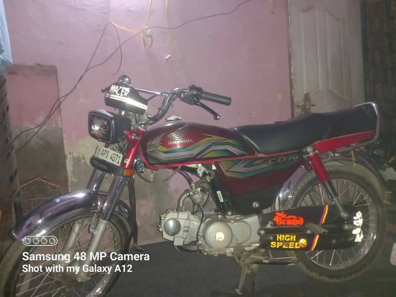 Honda CD70 Red Color 5