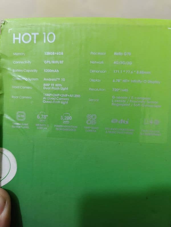 Infinix Hot 10  6/128 5