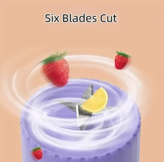 Portable Mini 6 Blade Juicer Blender - Juicing Cup 3