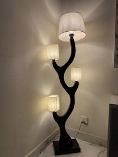 Warm light floor lamp