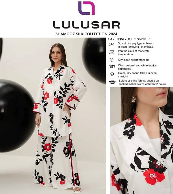 lulusar 2 piece silk suits 2