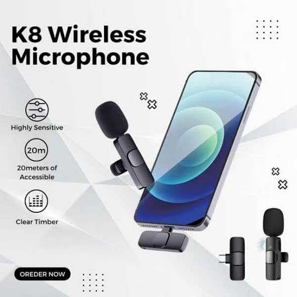 K8 Wireless Microphone 3