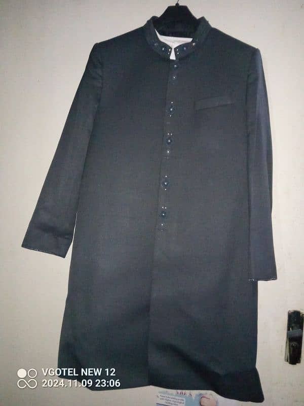 sherwani with kurta pajama and kulha 1