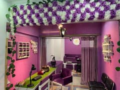 nail & lashes bar for sale’ beauty salon, nail bar eyelash extension