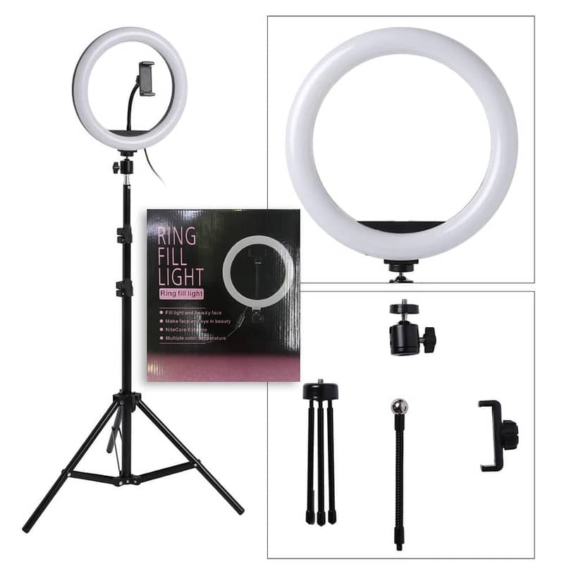 Ring Light 10 Inches  Right Light Stand 7 Ft | Best for Photography & 0