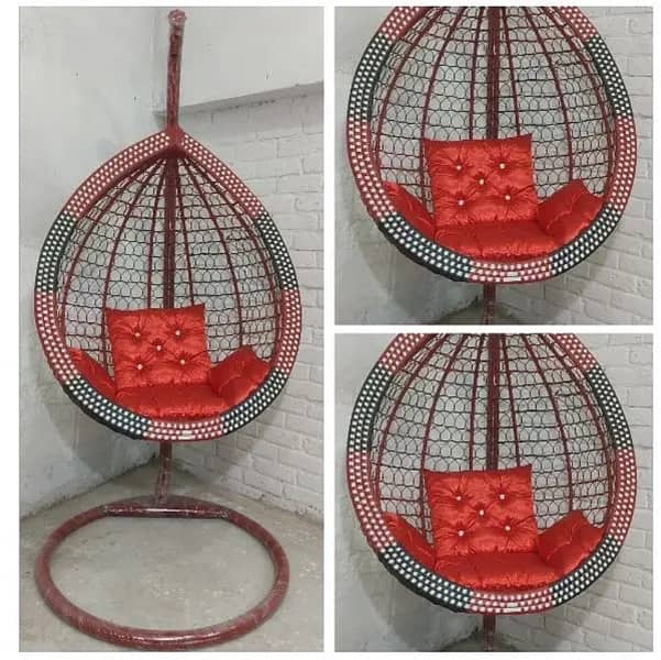 Hanging chairs/ Hanging Swing Chairs/ Jhoola/ Macrame Jhula/ Egg chair 1