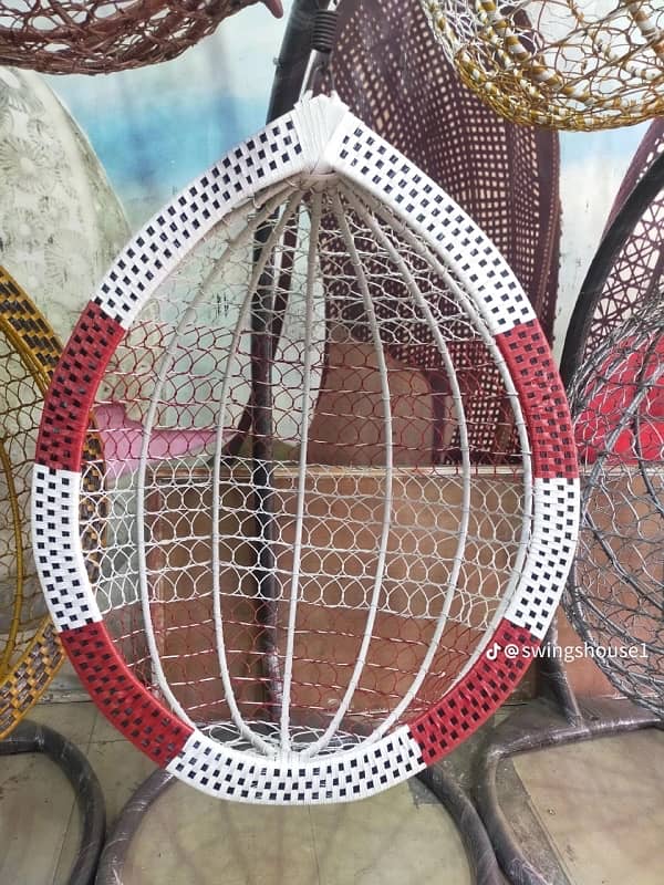 Hanging chairs/ Hanging Swing Chairs/ Jhoola/ Macrame Jhula/ Egg chair 5