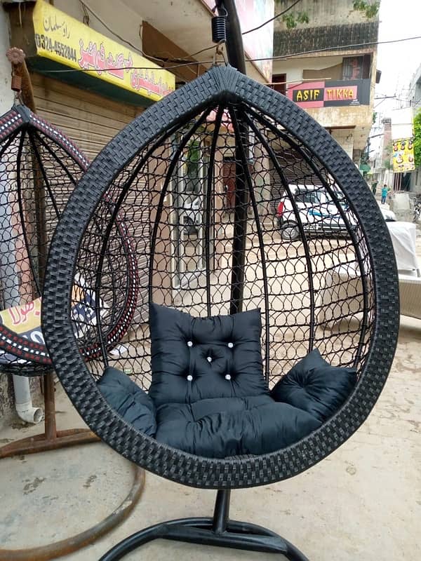 Hanging chairs/ Hanging Swing Chairs/ Jhoola/ Macrame Jhula/ Egg chair 5