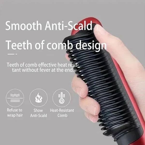 5 gears Hair Dryer and Straightening Comb 2