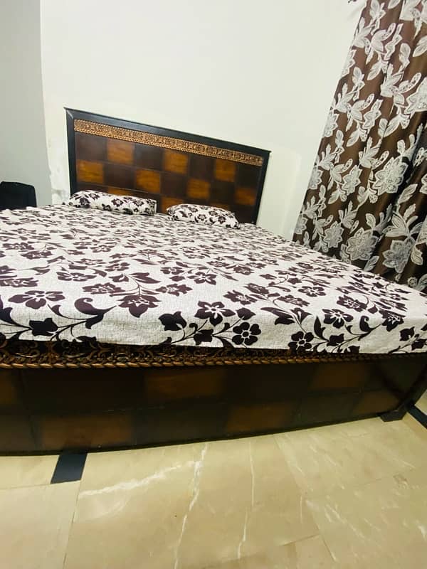 bed with spring mattress for sale 1