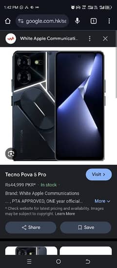 Tecno pova 5 pro 5g cell 03030064300