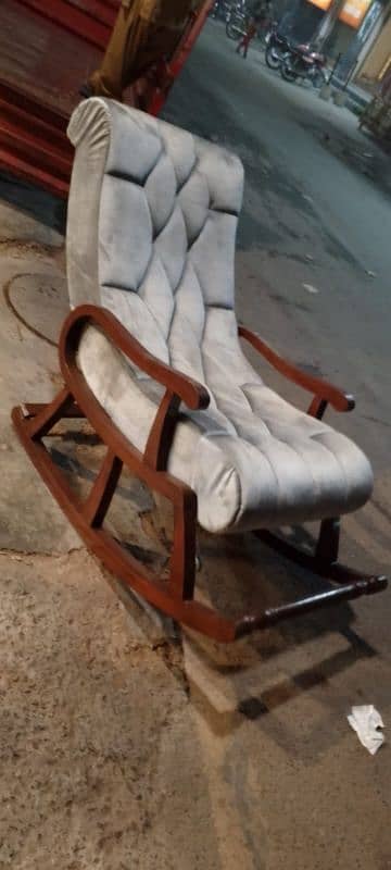 Easy chair/ Rocking Chair Solid wood kikar 03o74o15143 M Waheed Whatsp 0