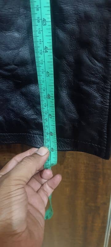 Original leather smart ladies long coat. size mentioned 17