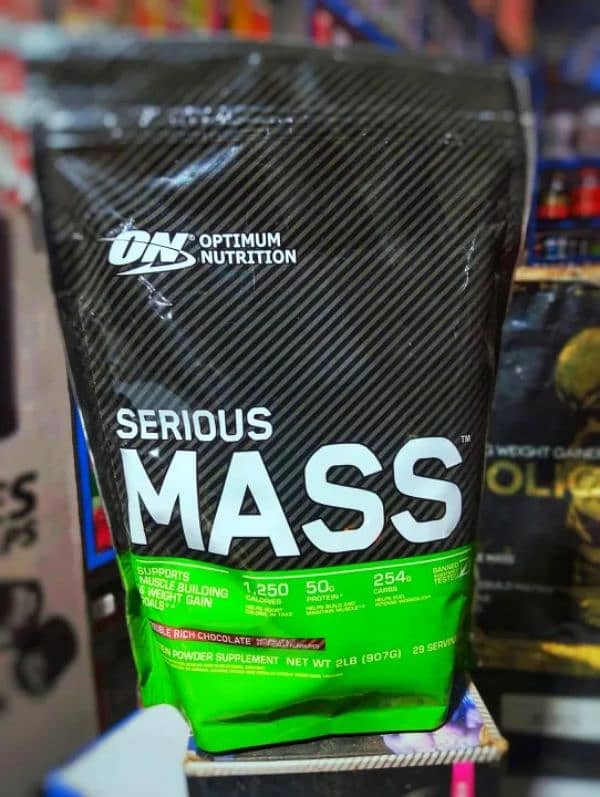 Serious Mass Weight Gainer Protein Powder 1KG 0