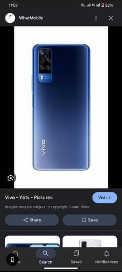 vivo y51s 8gb 128gb