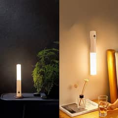 Wood Rechargeable Sensor Night Lamp