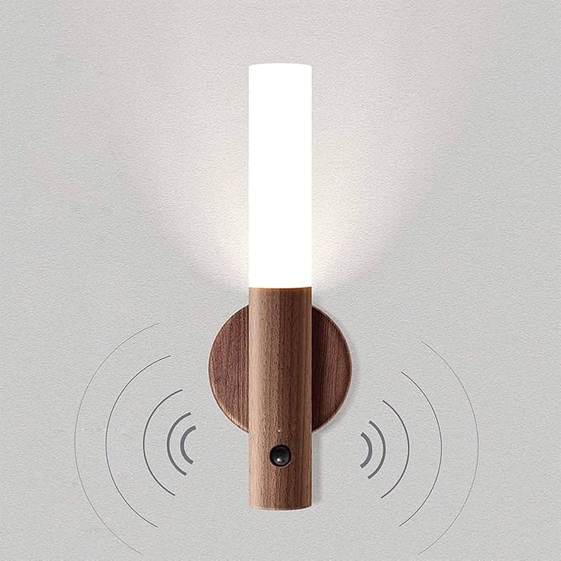 Wood Rechargeable Sensor Night Lamp 1