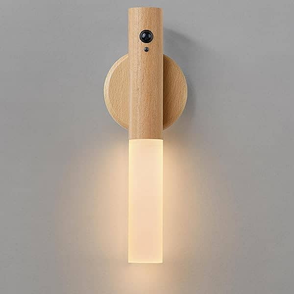 Wood Rechargeable Sensor Night Lamp 2