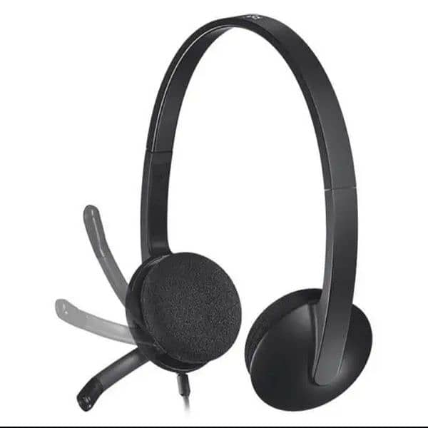 Logitech H340 USB Headset with Noise Cancelling Mic Call Center 1